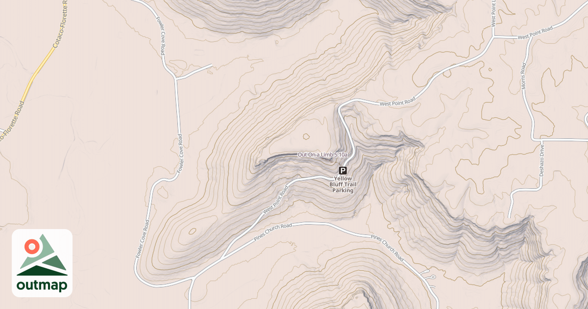 Map of Out On a Limb