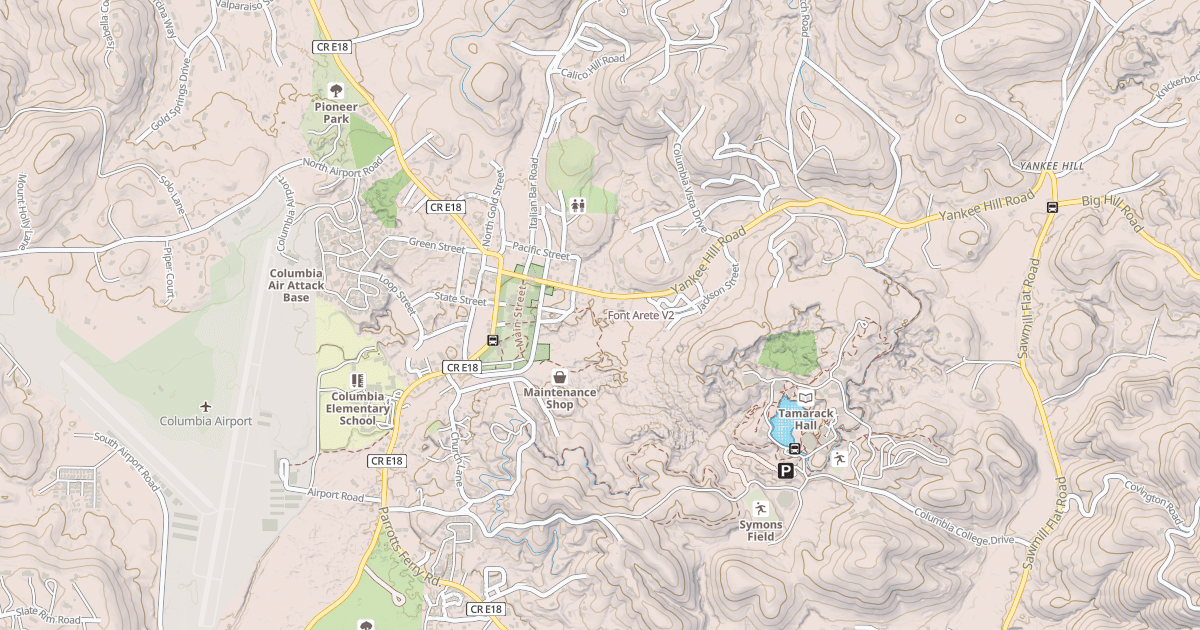 Map preview of Font Arete