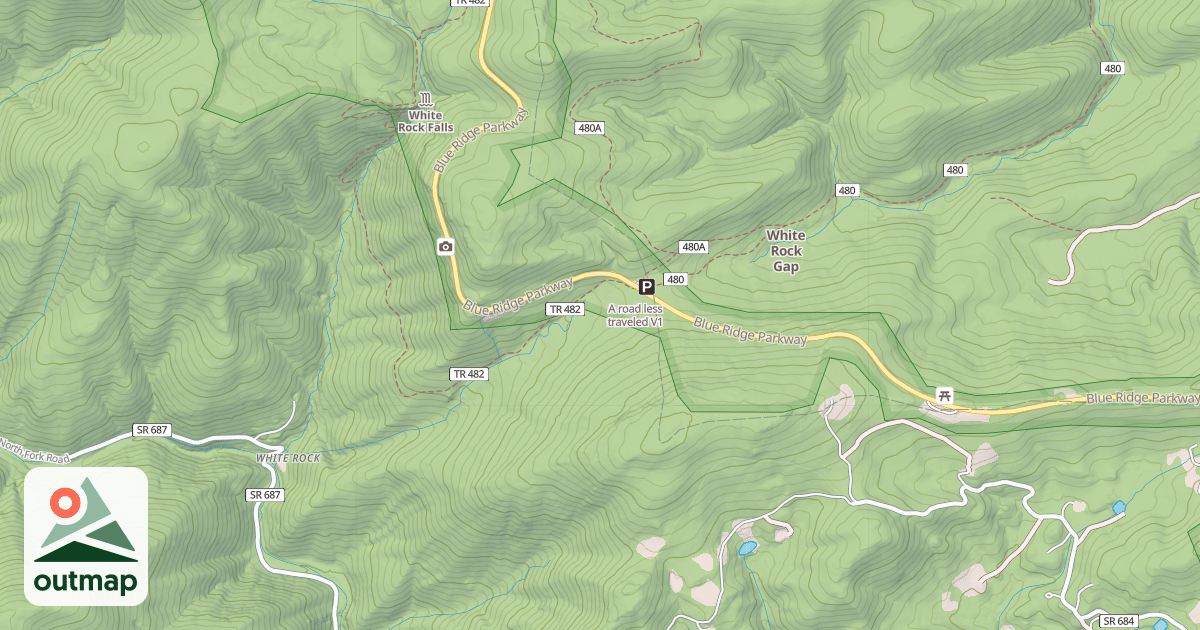 Map of A road less traveled