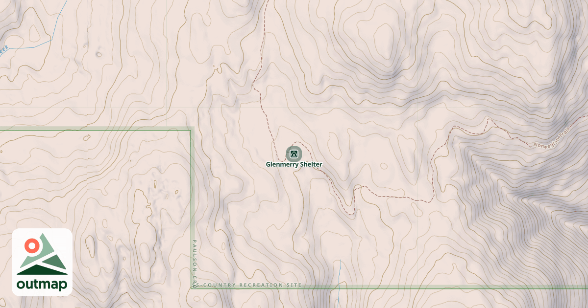 Map of Glenmerry Shelter