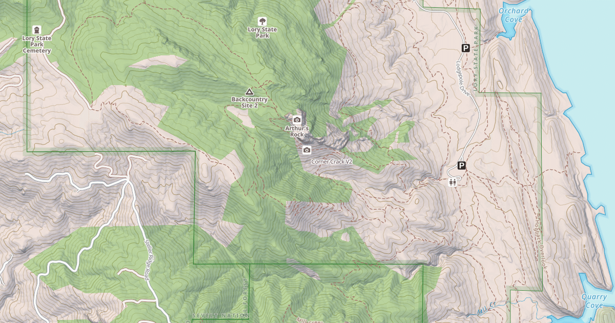 Map preview of Corner Crack