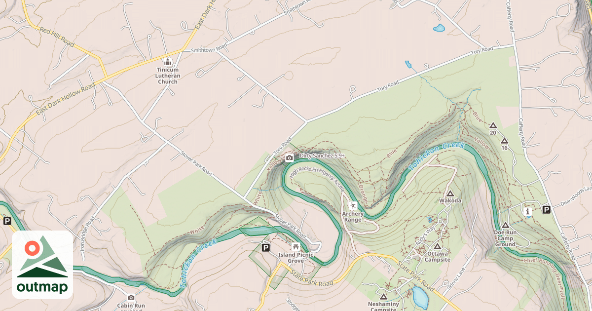 Map of Dirty Sanchez