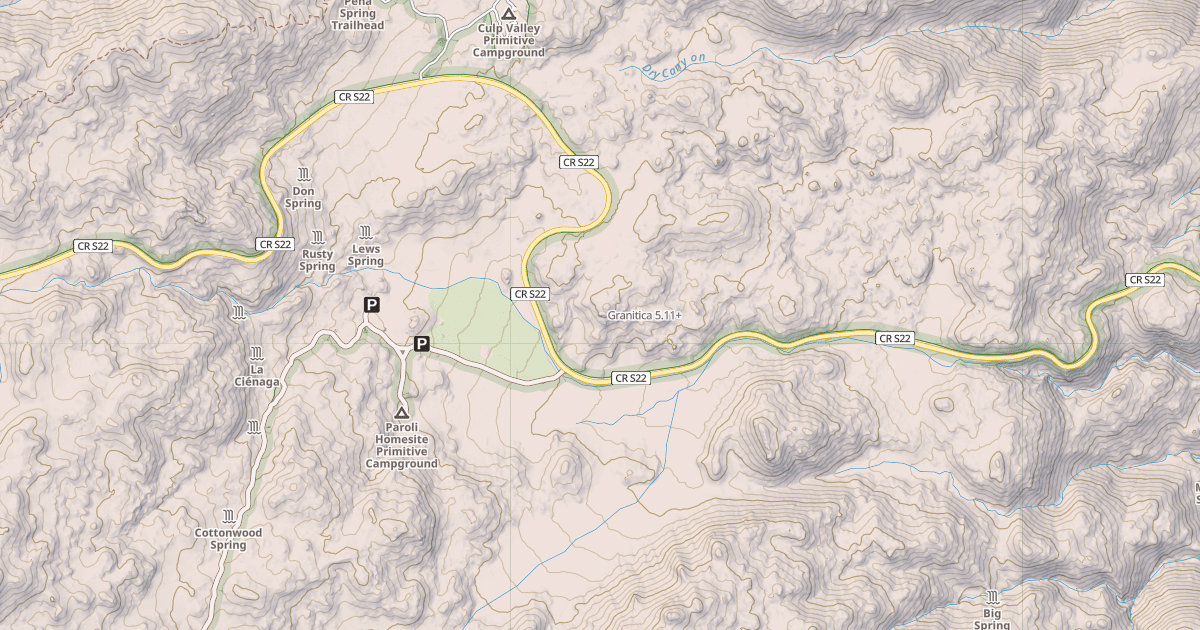 Map preview of Granitica