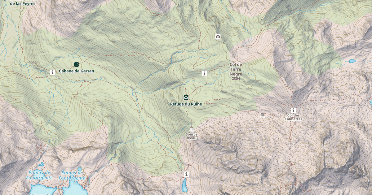 Map preview of Refuge du Rulhe