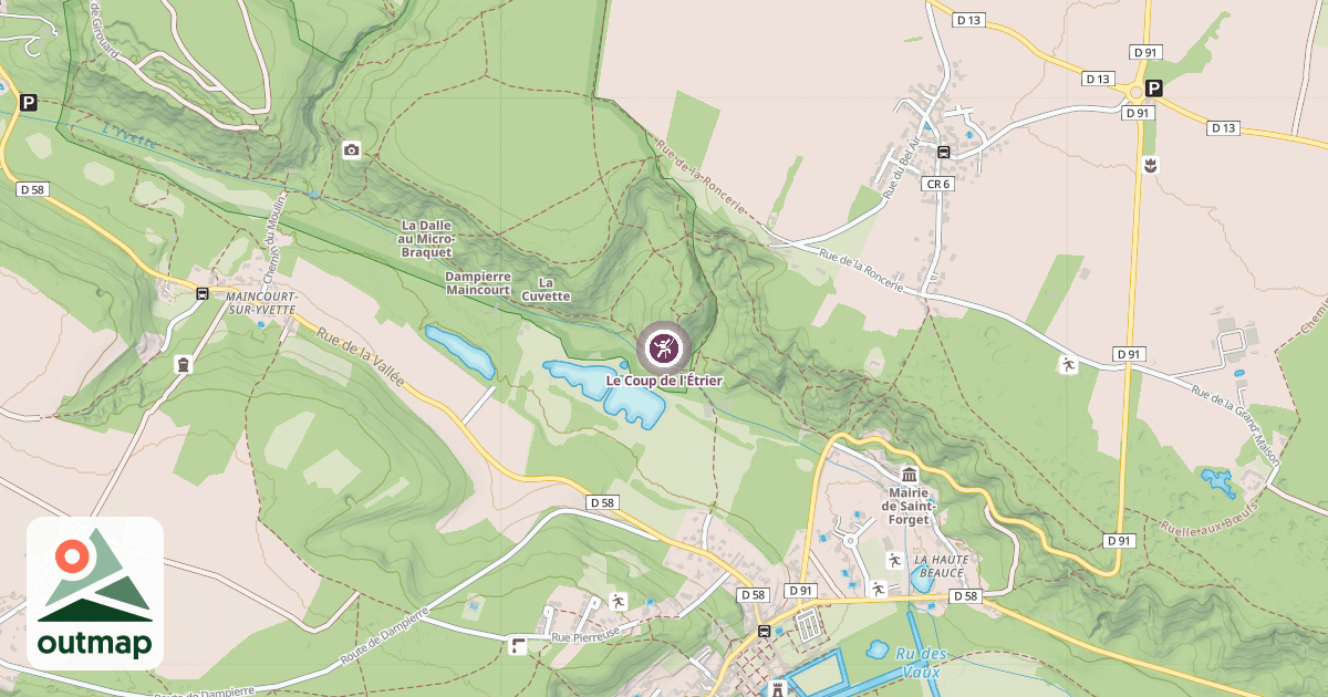 Map of Le Coup de l'Étrier