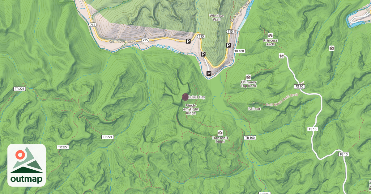Map of Duke's Day
