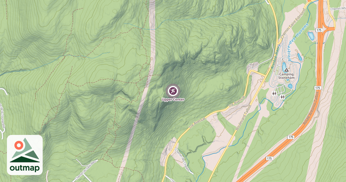 Map of Upper Center