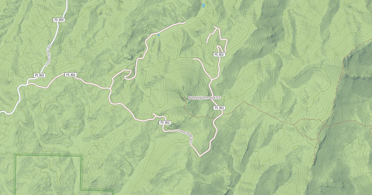 Map preview of Running Orm-uck