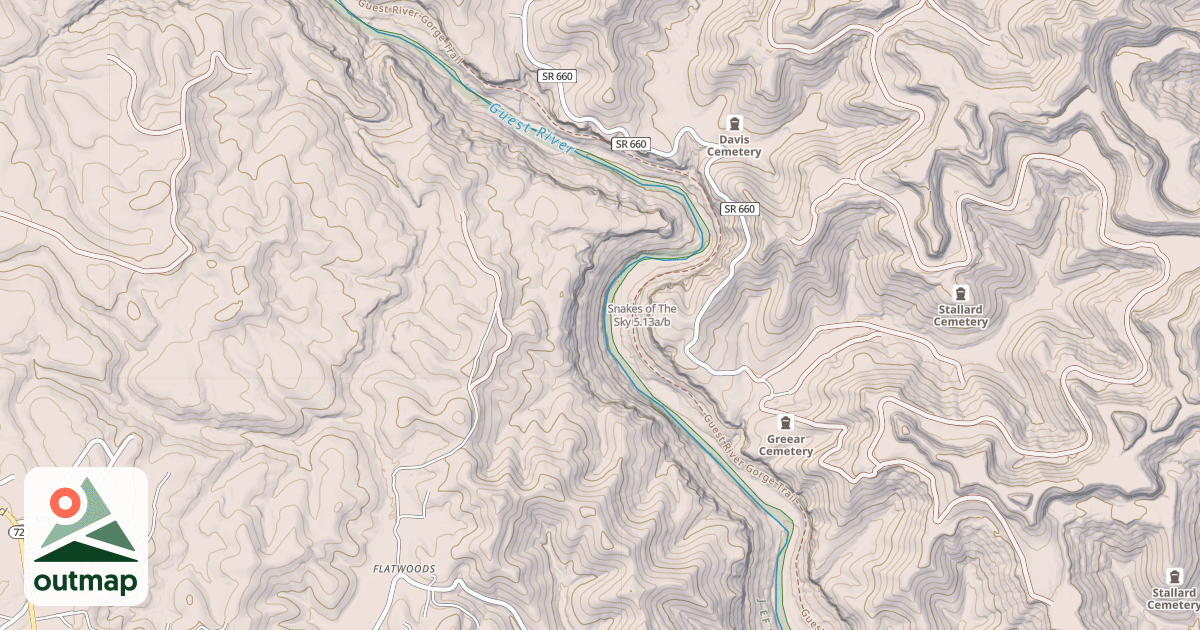 Map of Snakes of The Sky