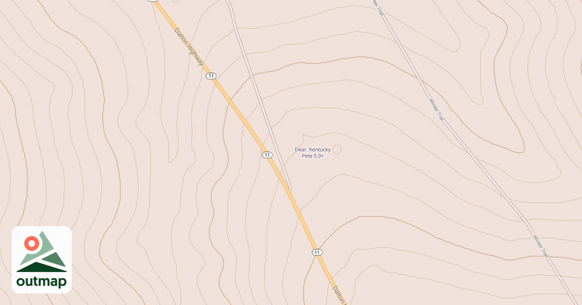 Map of Dear, Kentucky Pete