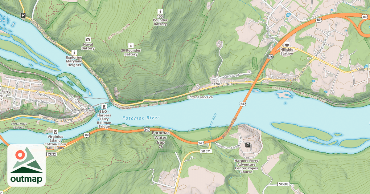Map of Critter Cracks