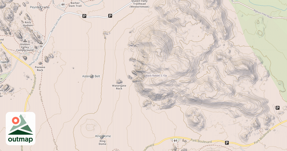 Map of Black Rabbit
