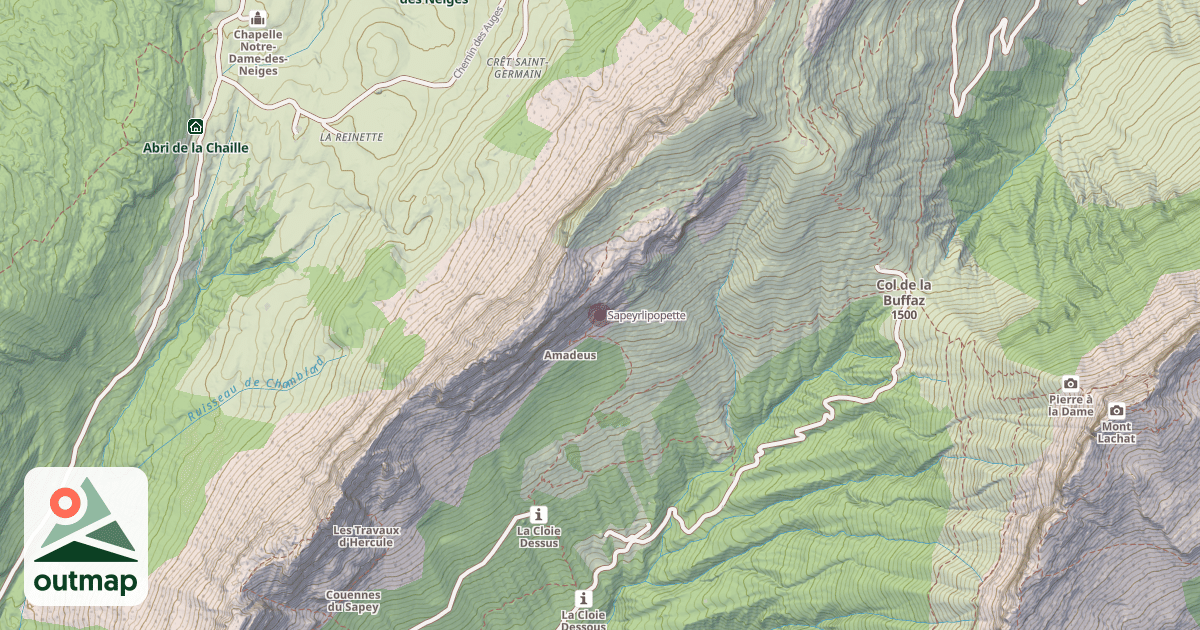 Map of Sapeyrlipopette