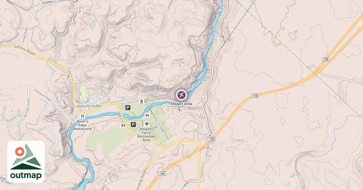 Map of Mozart Area