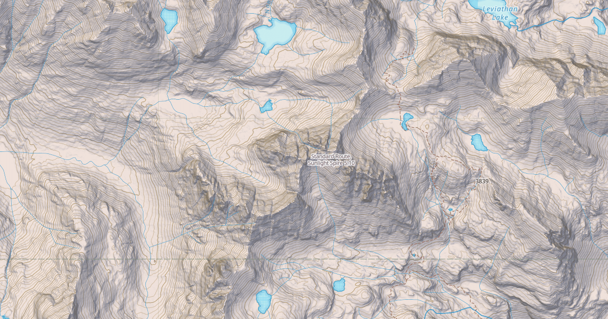 Map preview of Standard Route, Sunlight Spire