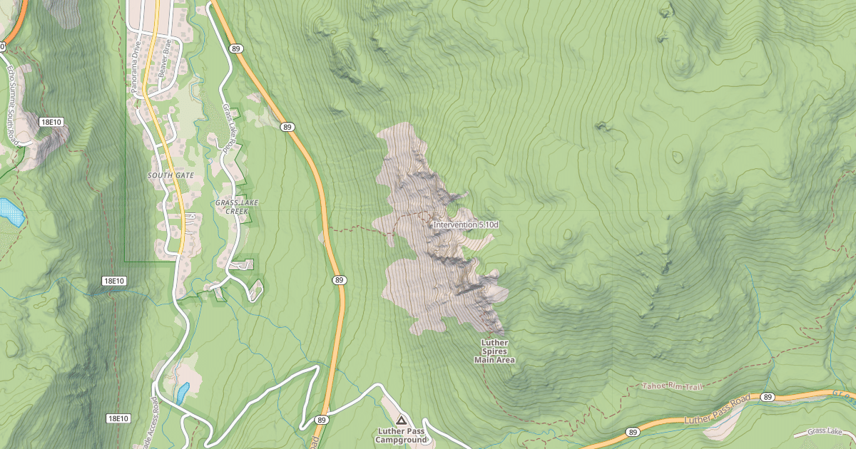 Map preview of Intervention
