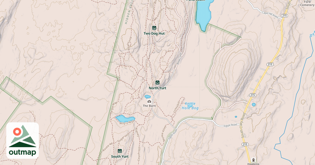 Map of North Yurt