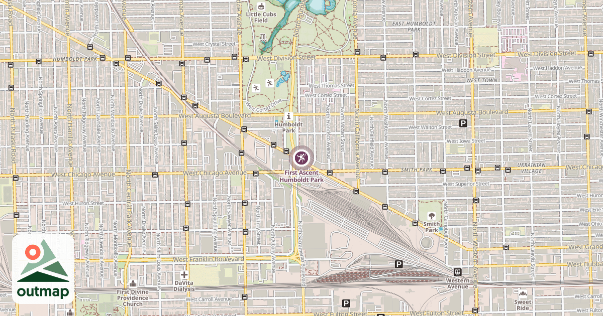 Map of First Ascent Humboldt Park