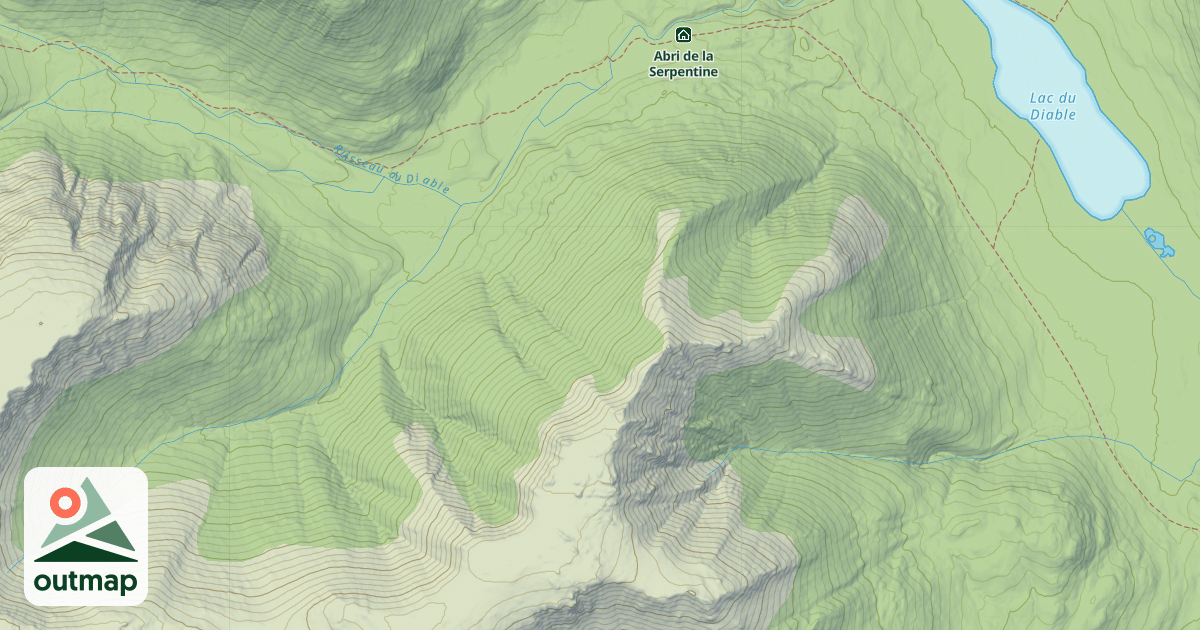 Map of Mur des Patrouilleurs