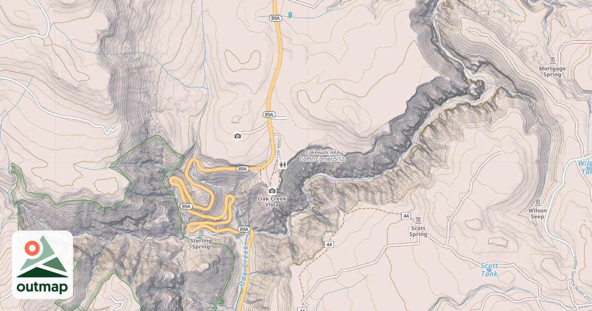 Map of Cakewalk AKA Coffin Corner