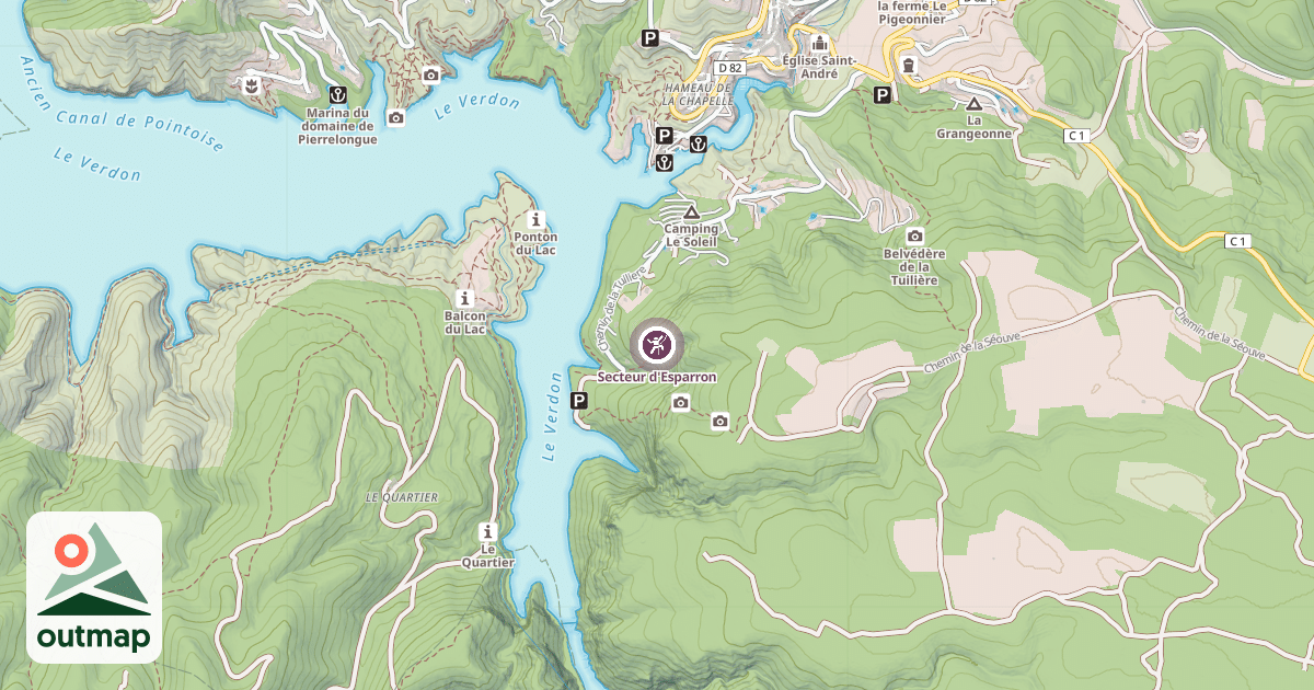 Map of Secteur d'Esparron