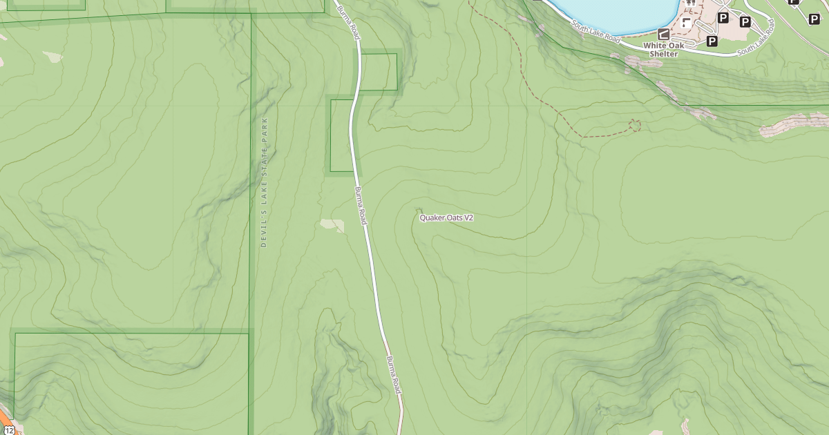 Map preview of Quaker Oats