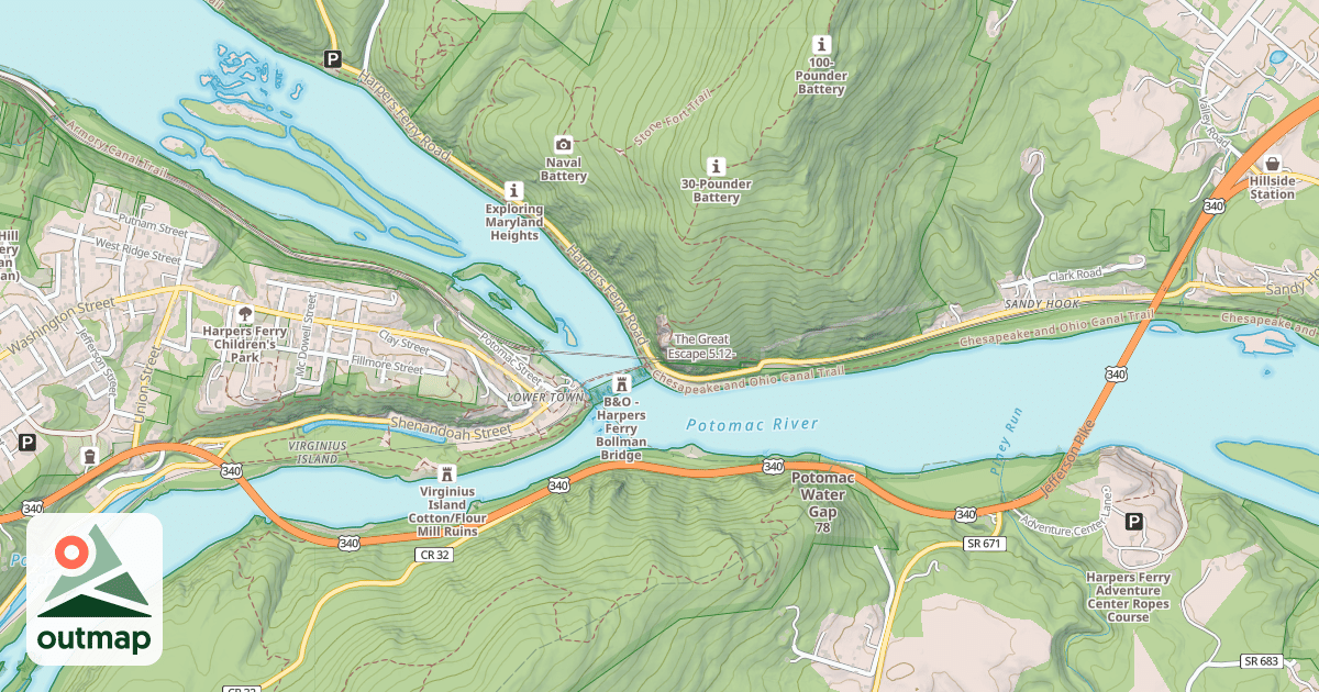 Map of The Great Escape