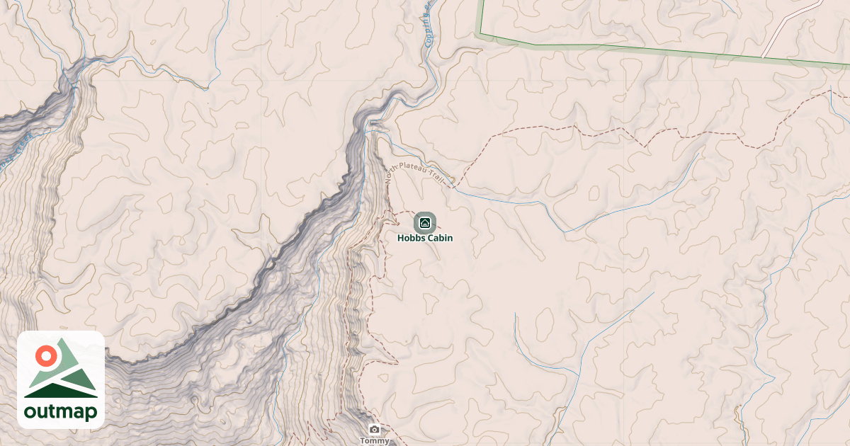 Map of Hobbs Cabin
