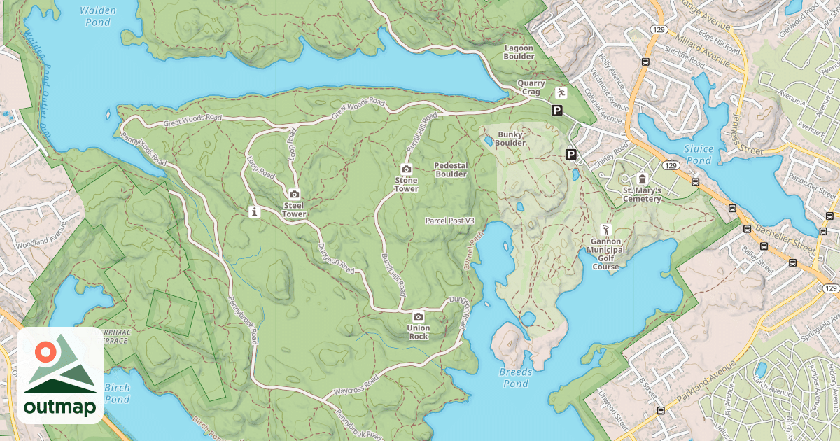 Map of Parcel Post