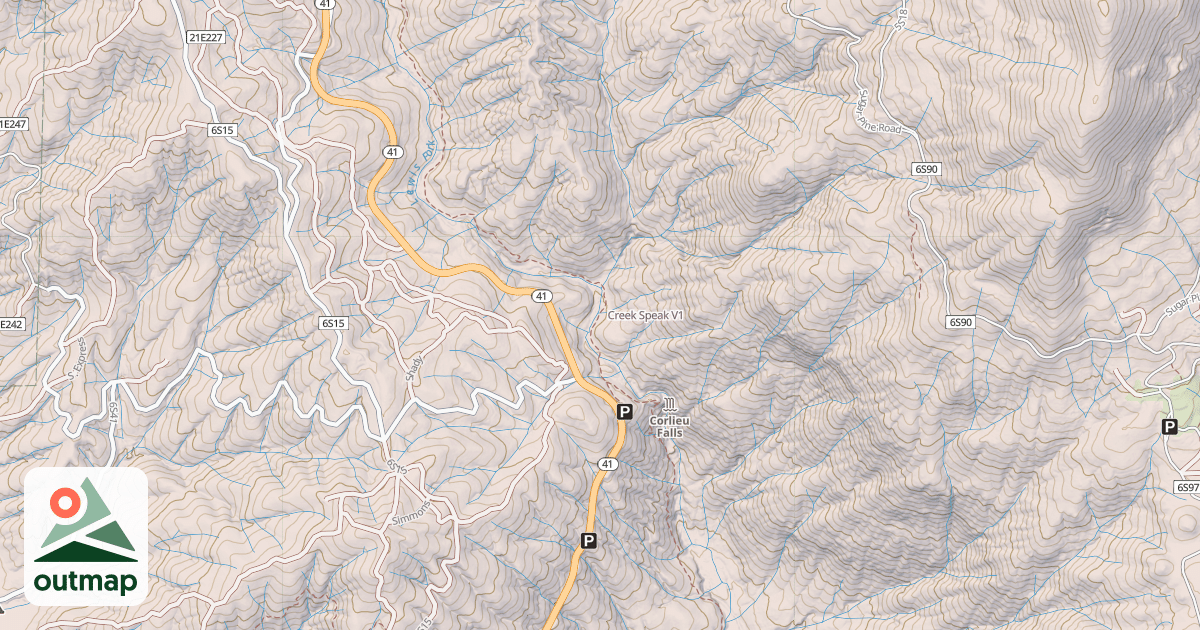Map of Creek Speak