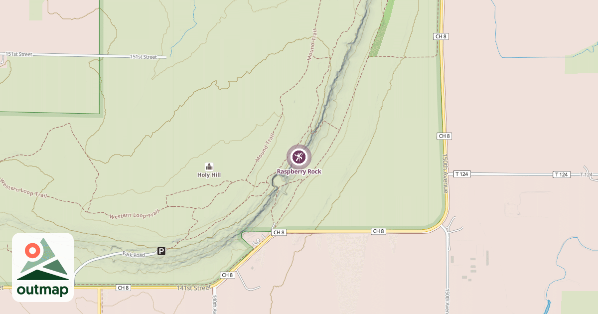 Map of Raspberry Rock