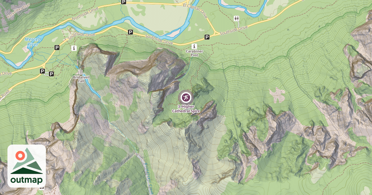Map of 3. Higher Cathedral Spire
