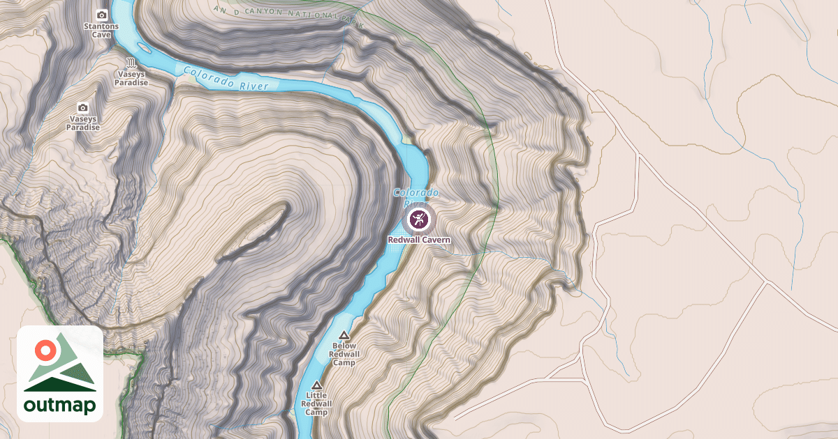 Map of Redwall Cavern