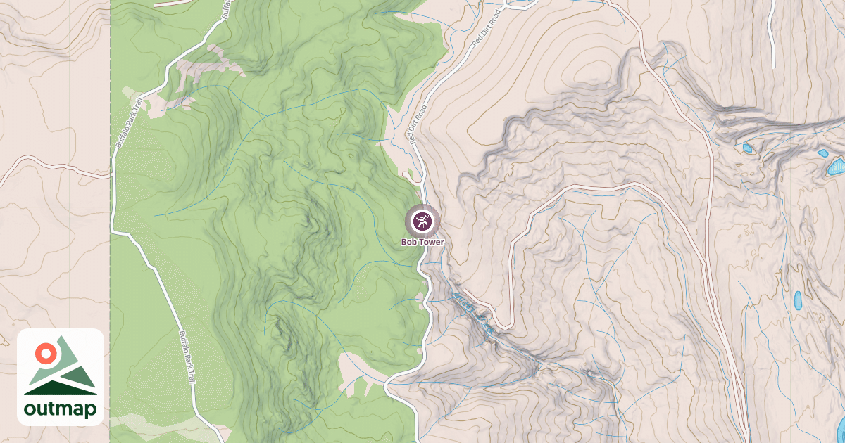 Map of Bob Tower