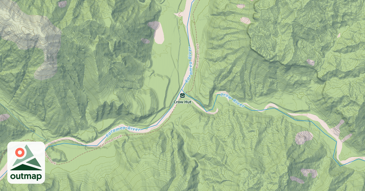 Map of Crow Hut