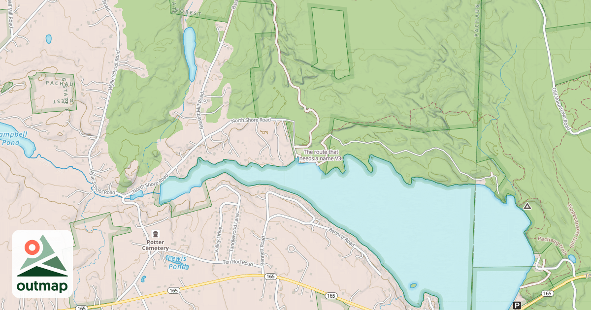 Map of The route that needs a name