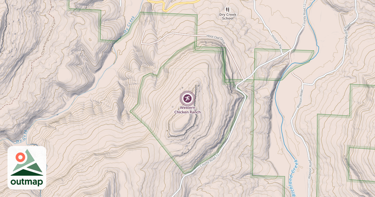 Map of Western Chicken Ranch