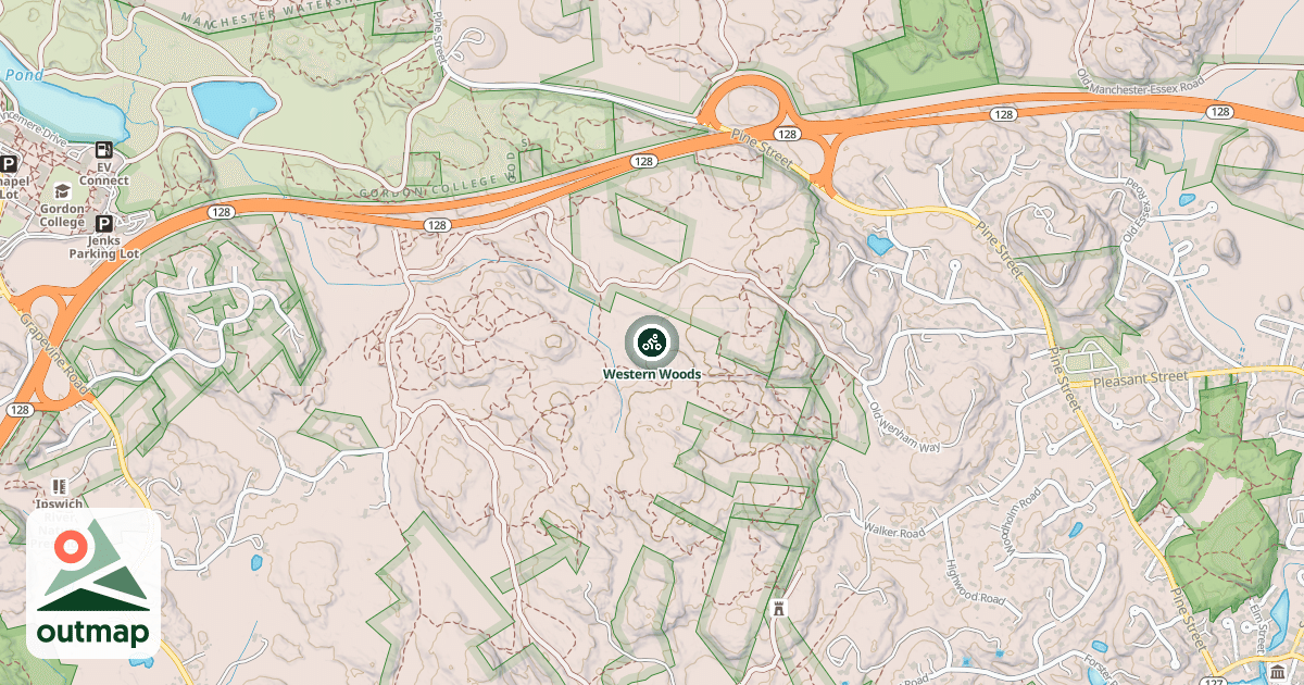 Map of Western Woods