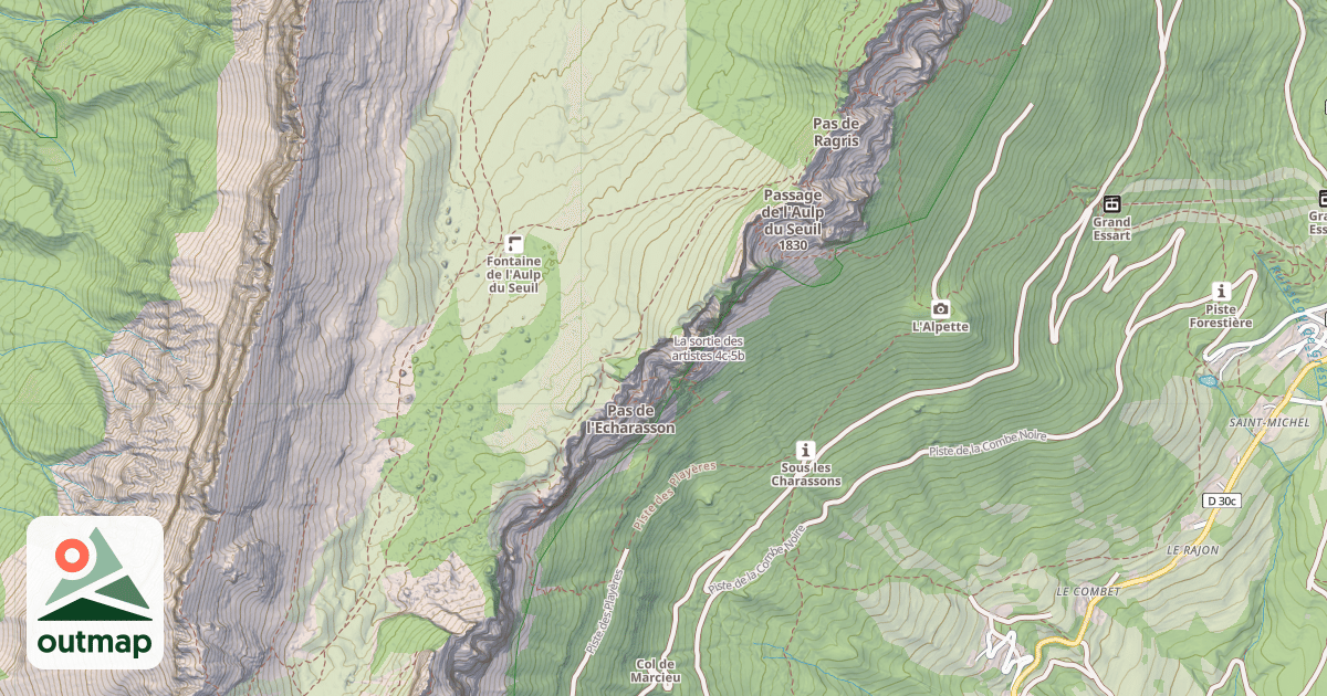 Map of La sortie des artistes