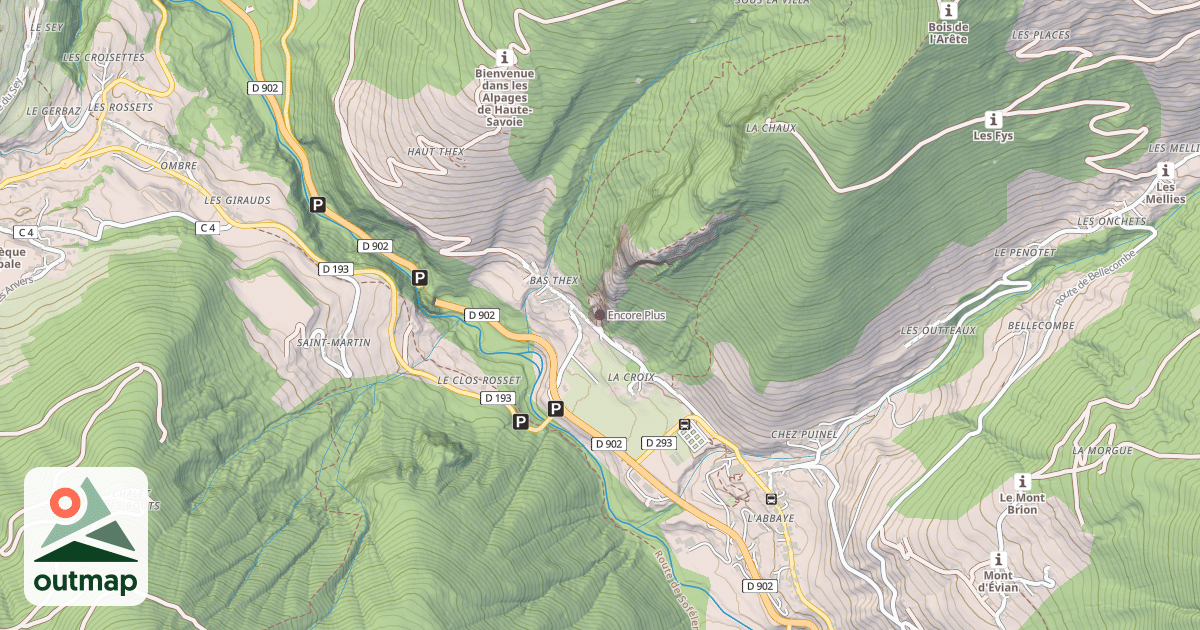 Map of Encore Plus