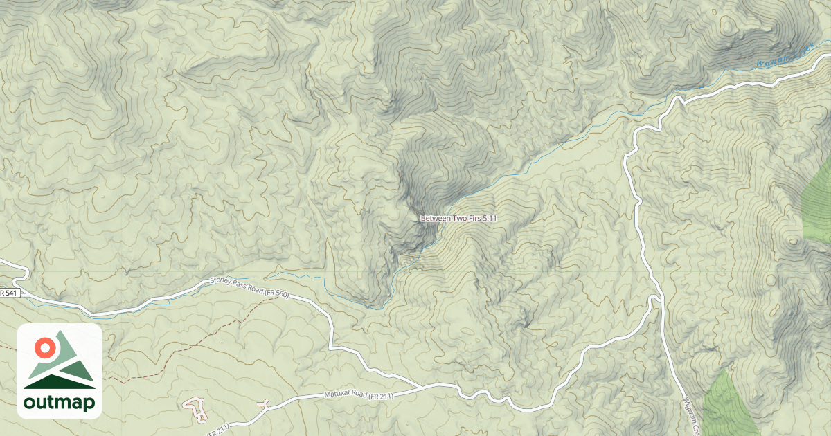 Map of Between Two Firs