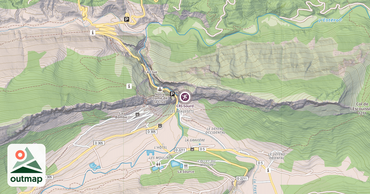 Map of CRI-Sourd