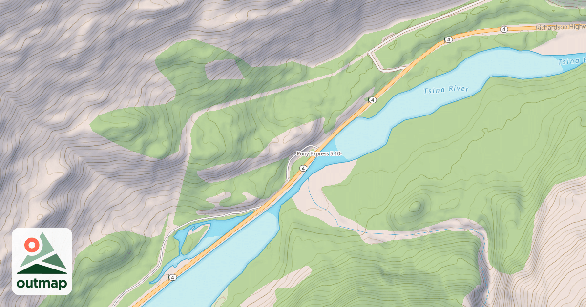 Map of Pony Express