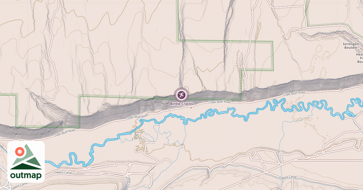 Map of Birdie Cracks