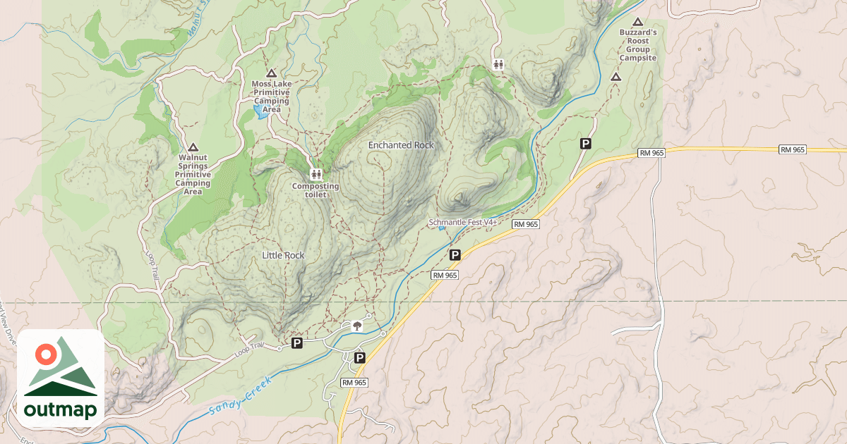 Map of Schmantle Fest