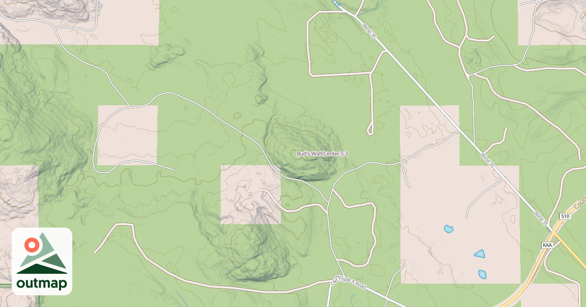 Map of Bud's Wall Center