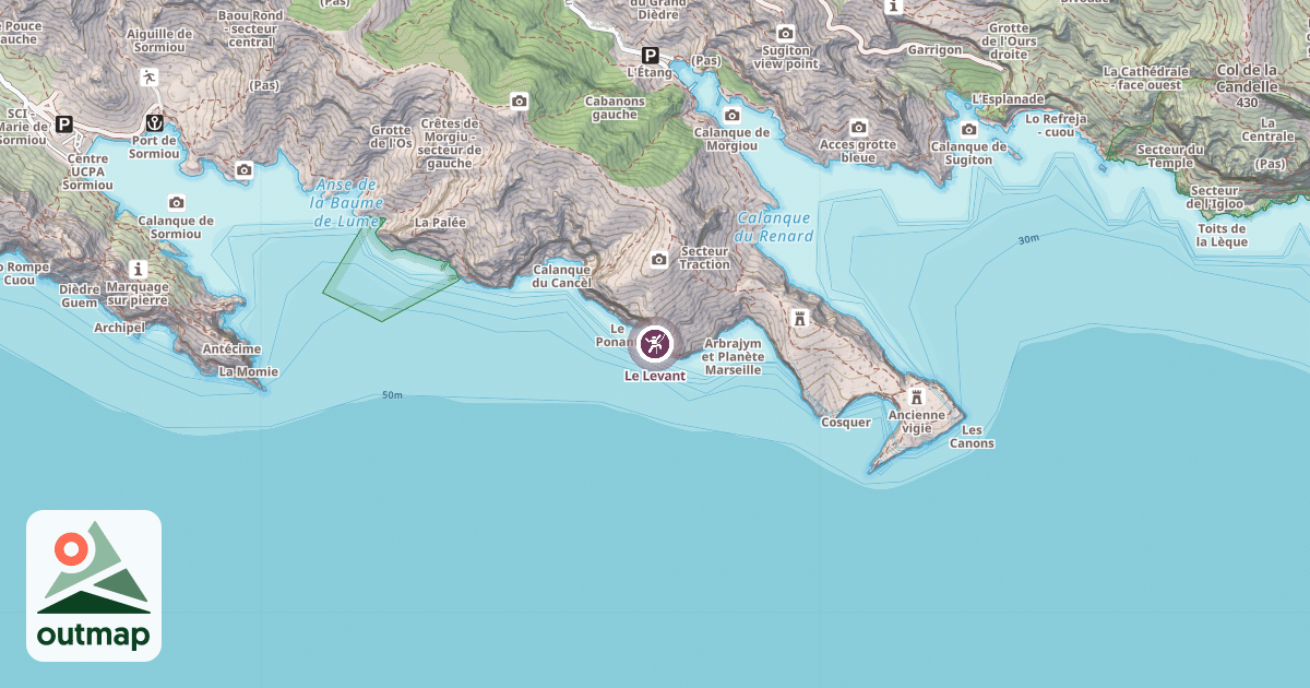 Map of Le Levant