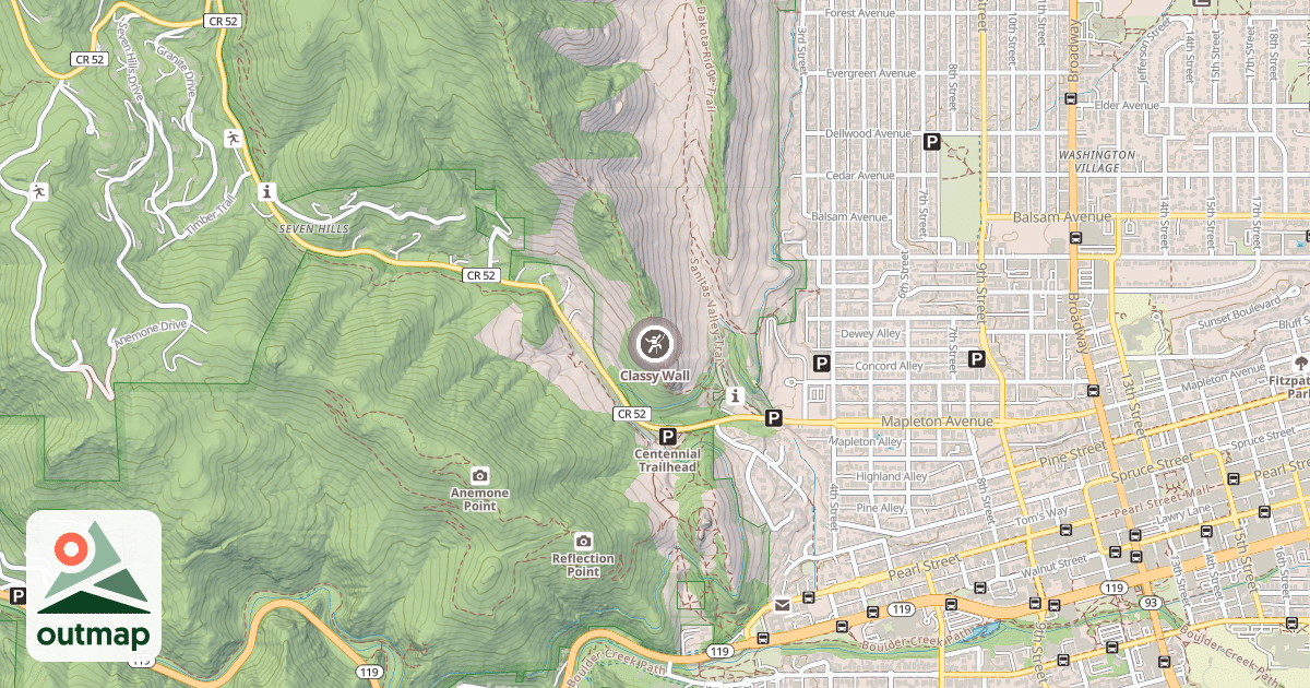Map of Classy Wall
