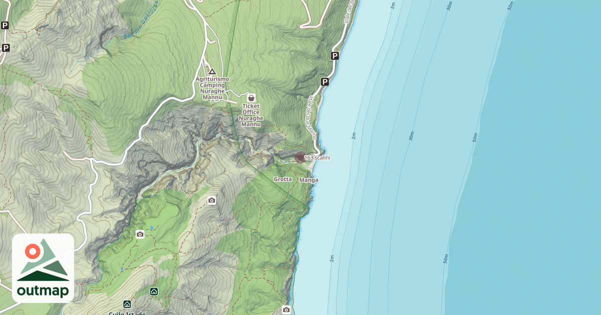 Map of 163 scalini