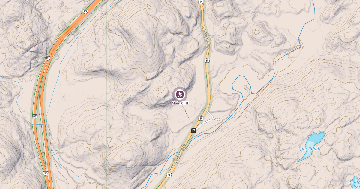 Map preview of Main Cliff